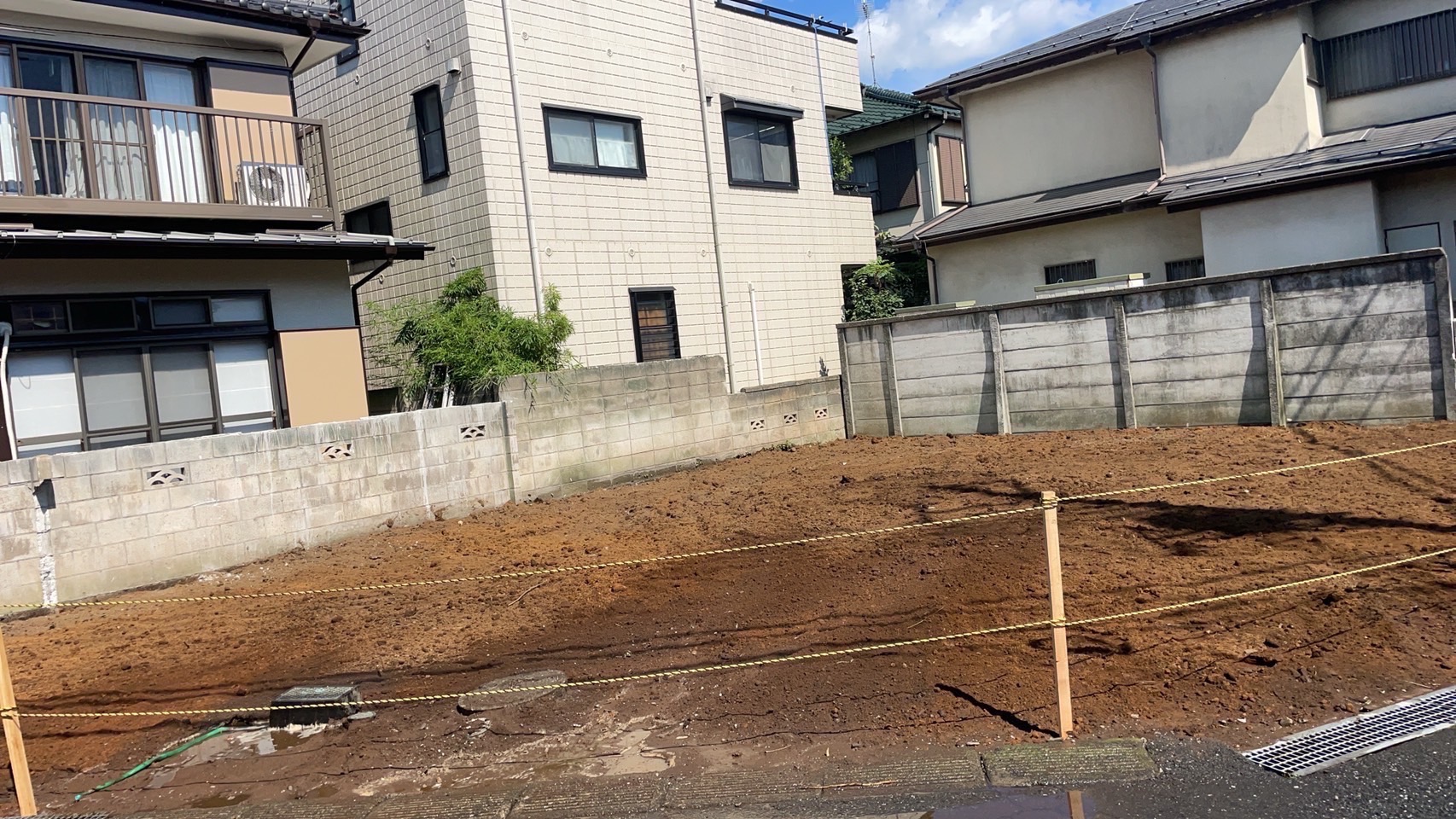 入間市東藤沢の解体工事の画像