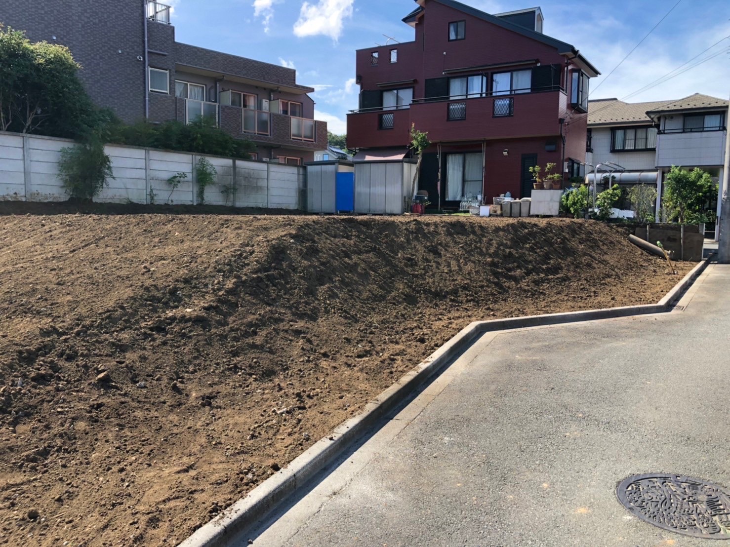 八王子市寺田の解体工事の画像