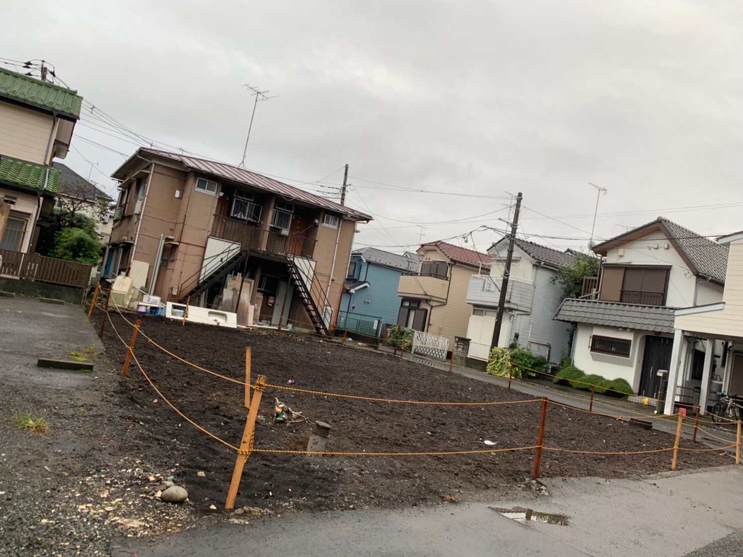 大和市西鶴間の解体工事の画像