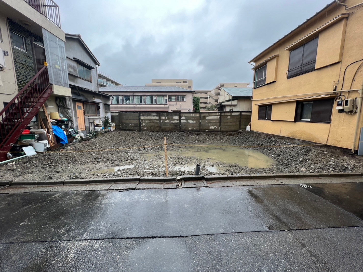 大田区仲六郷の解体工事の画像