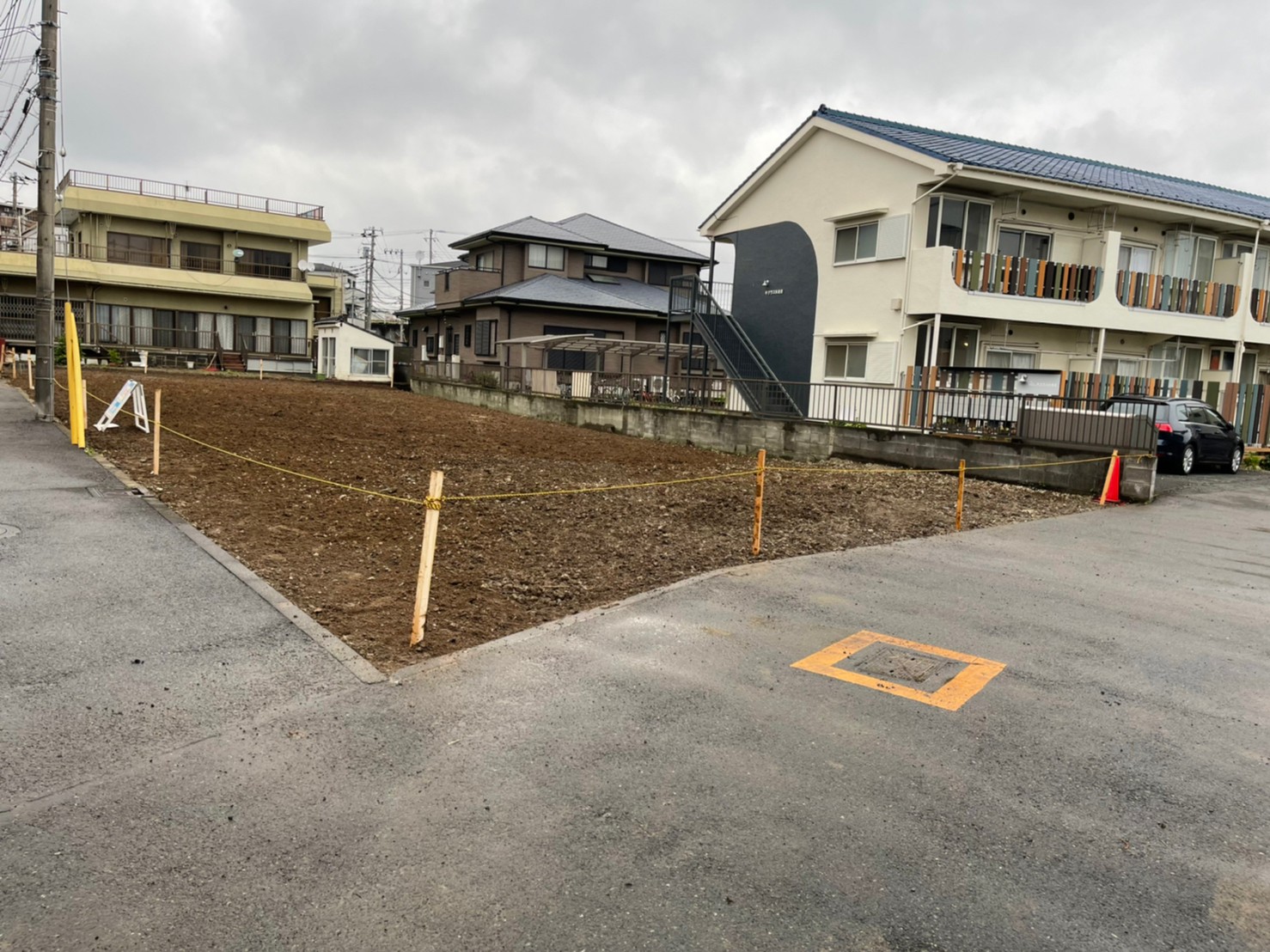 川崎市中原区市ノ坪の解体工事の画像