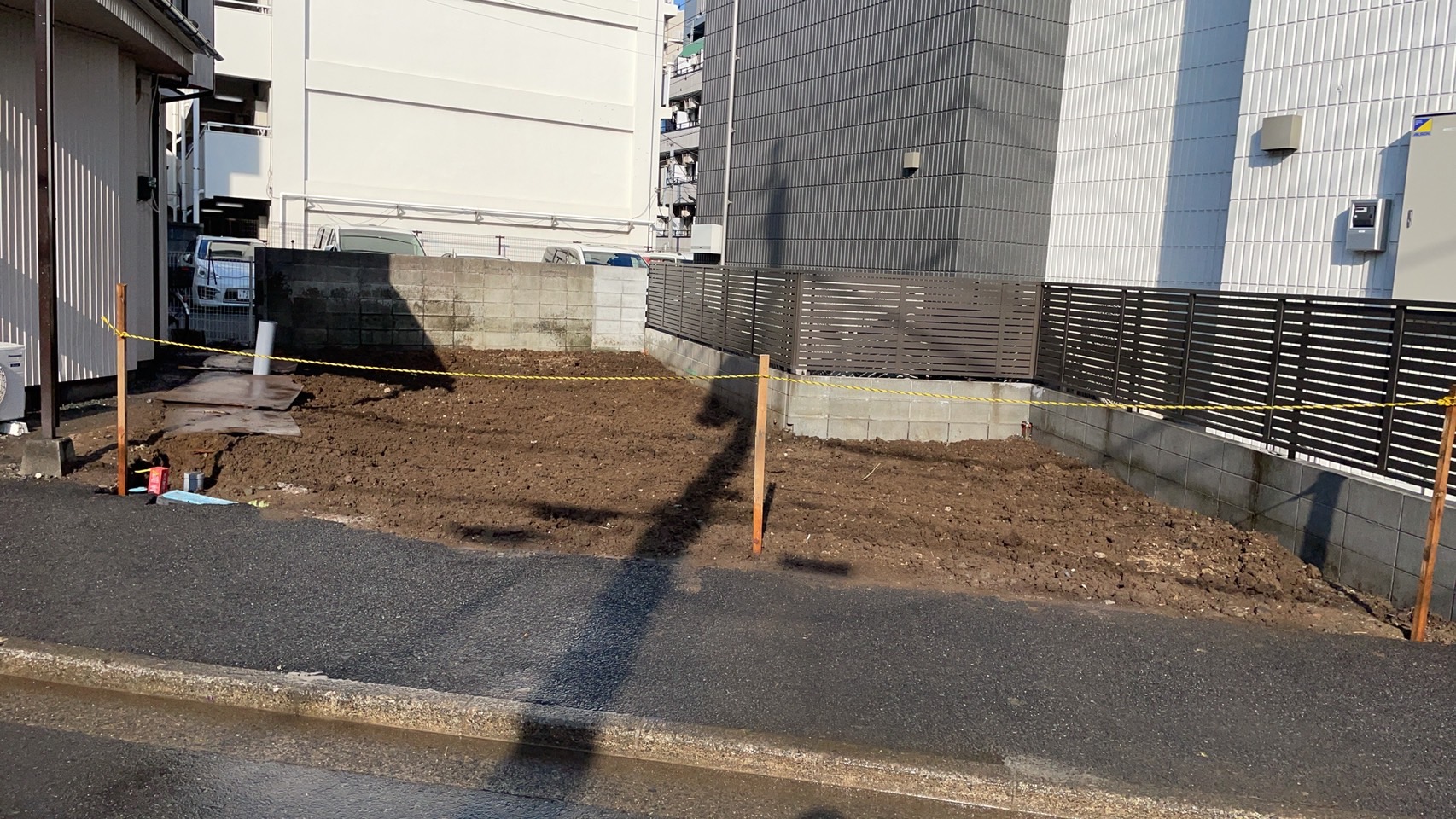 川崎市川崎区池田の解体工事の画像