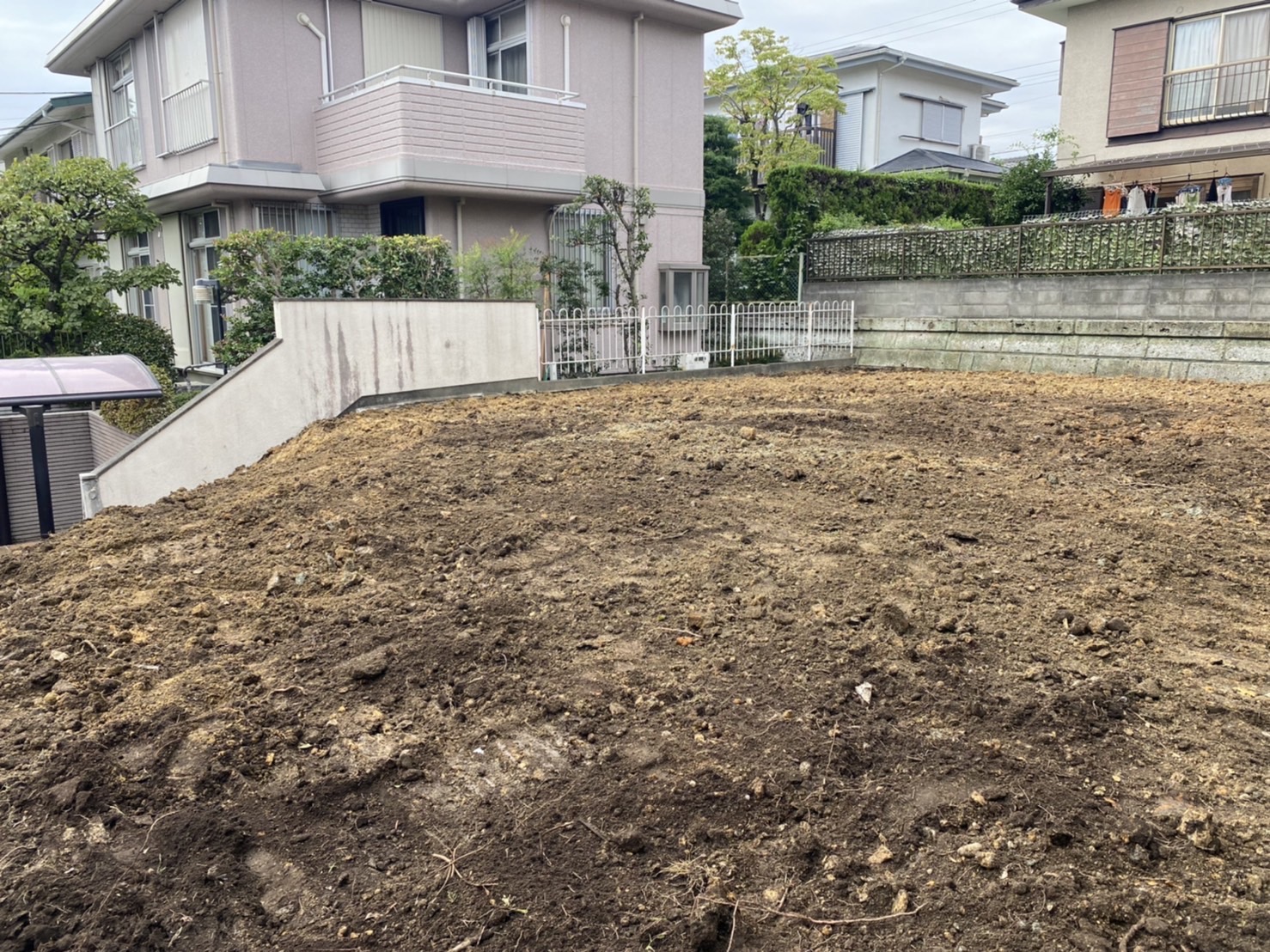 川崎市麻生区王禅寺東の解体工事の画像