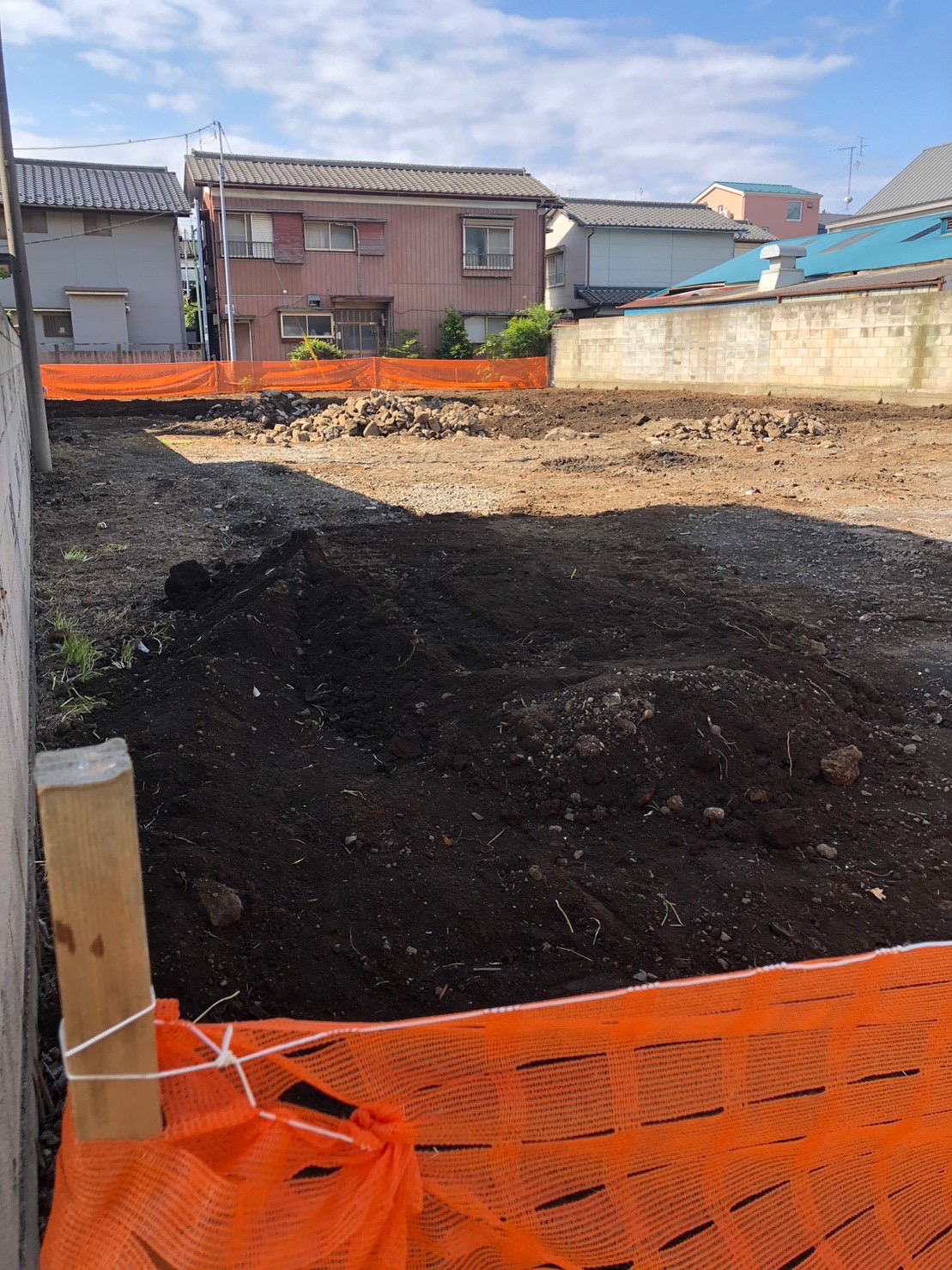 川越市三久保町の解体工事の画像