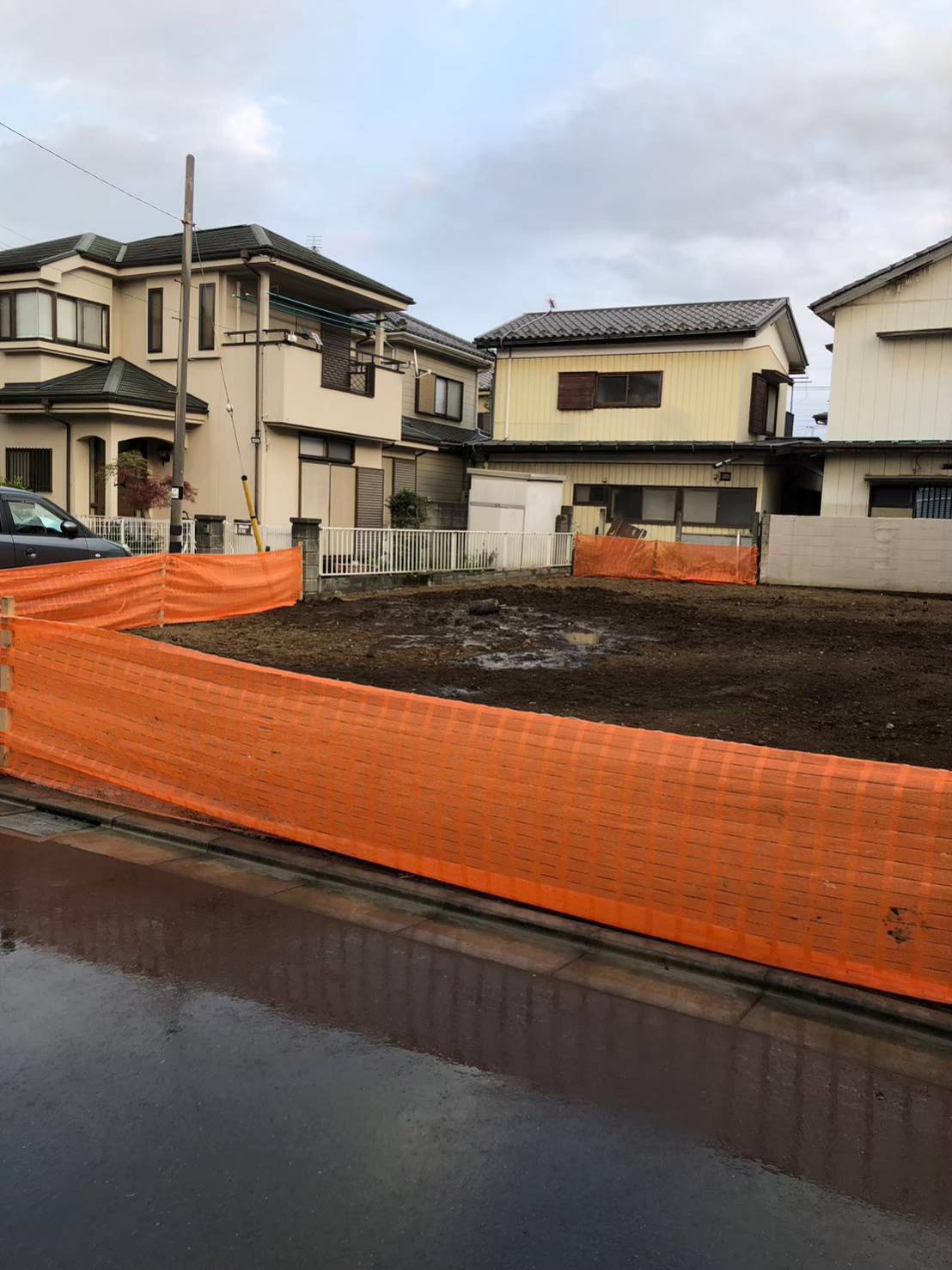 川越市砂新田の解体工事の画像