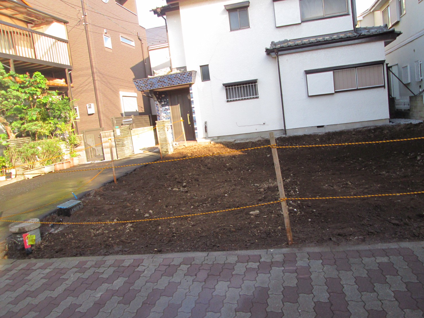 新座市新座の解体工事の画像