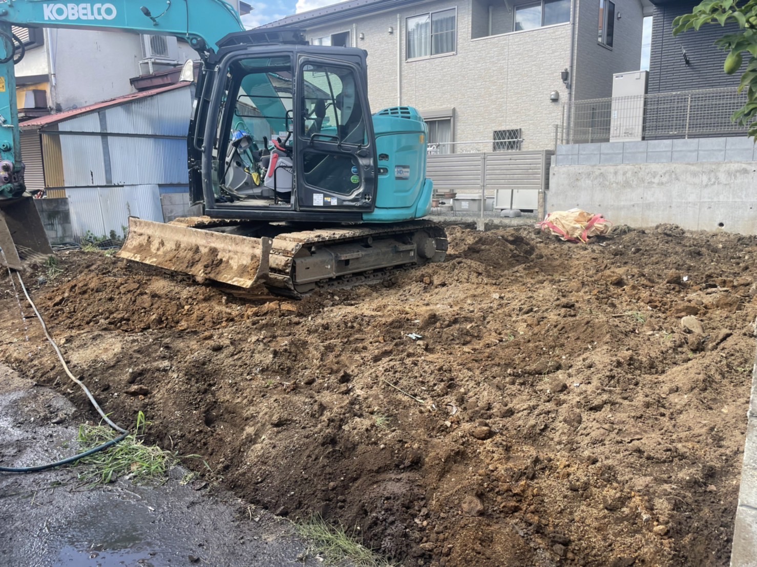 昭島市田中町の解体工事の画像