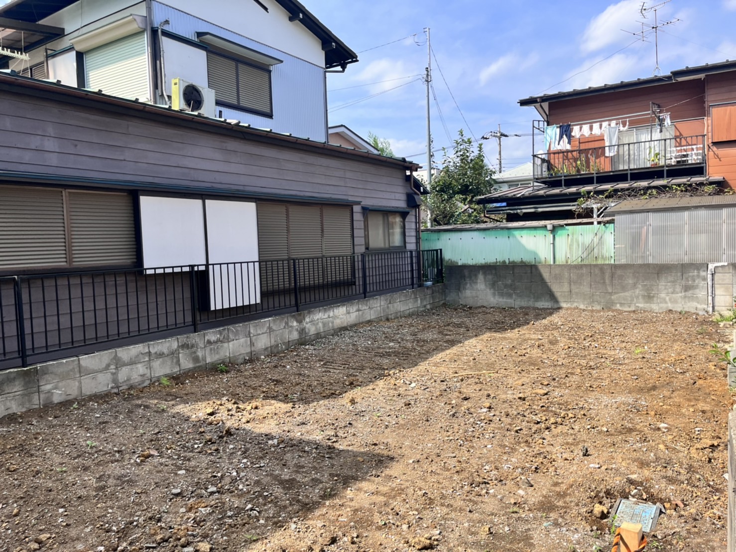 東久留米市前沢の解体工事の画像
