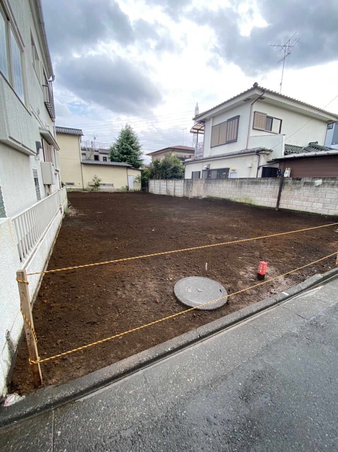 東大和市新堀の解体工事の画像