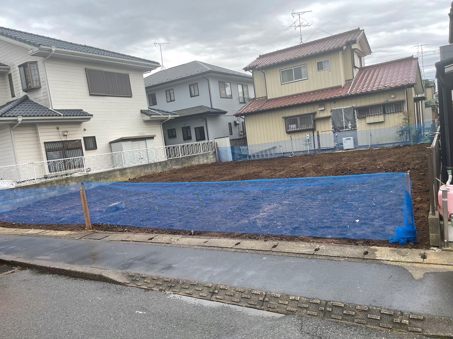 白井市大松の解体工事の画像