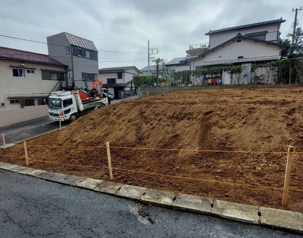 藤沢市藤が丘の解体工事