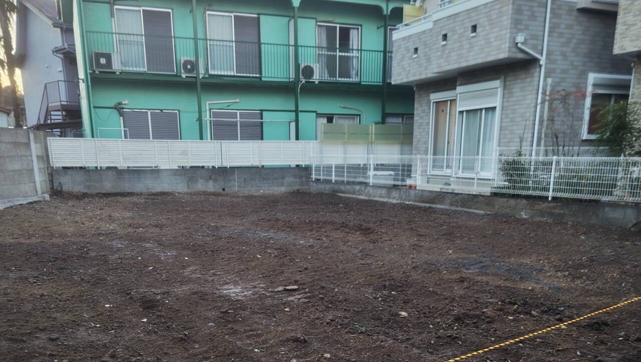 多摩市一ノ宮の解体工事の画像