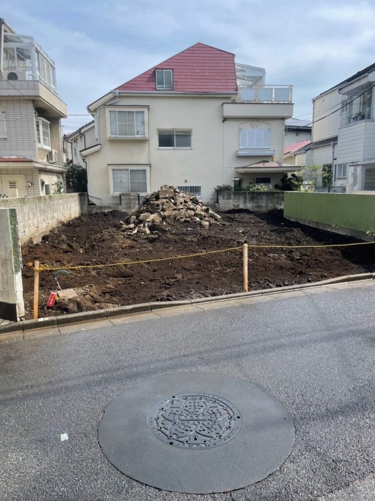 中野区上鷺宮の解体工事