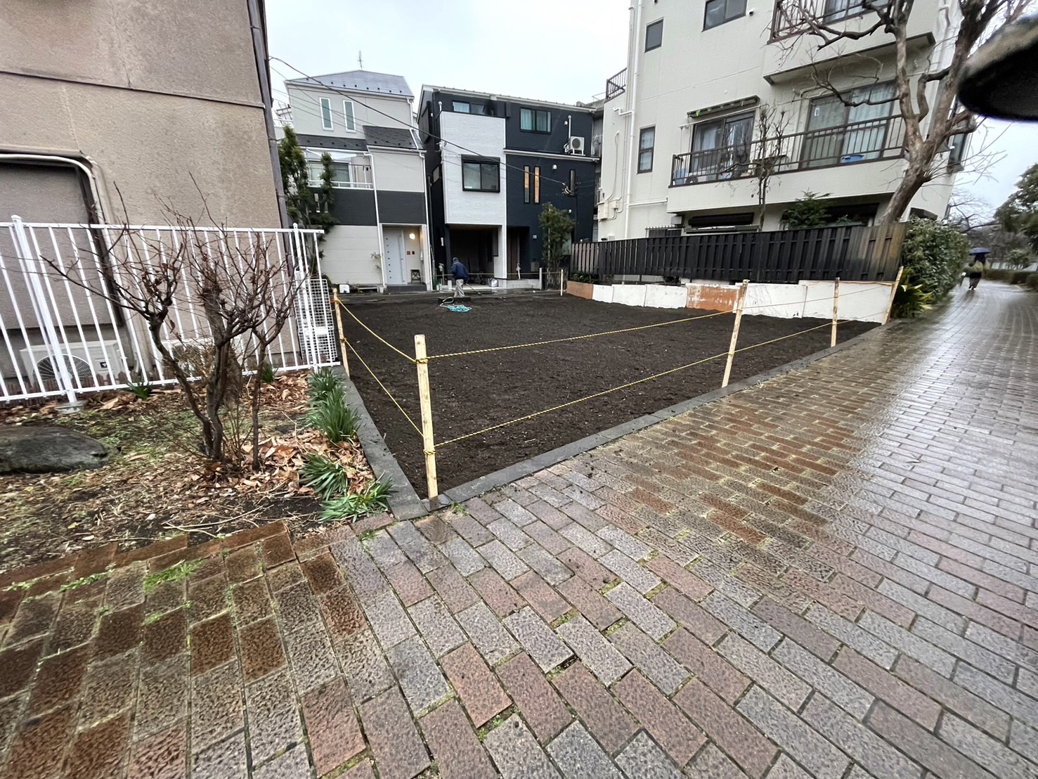 中野区中央の解体工事の画像