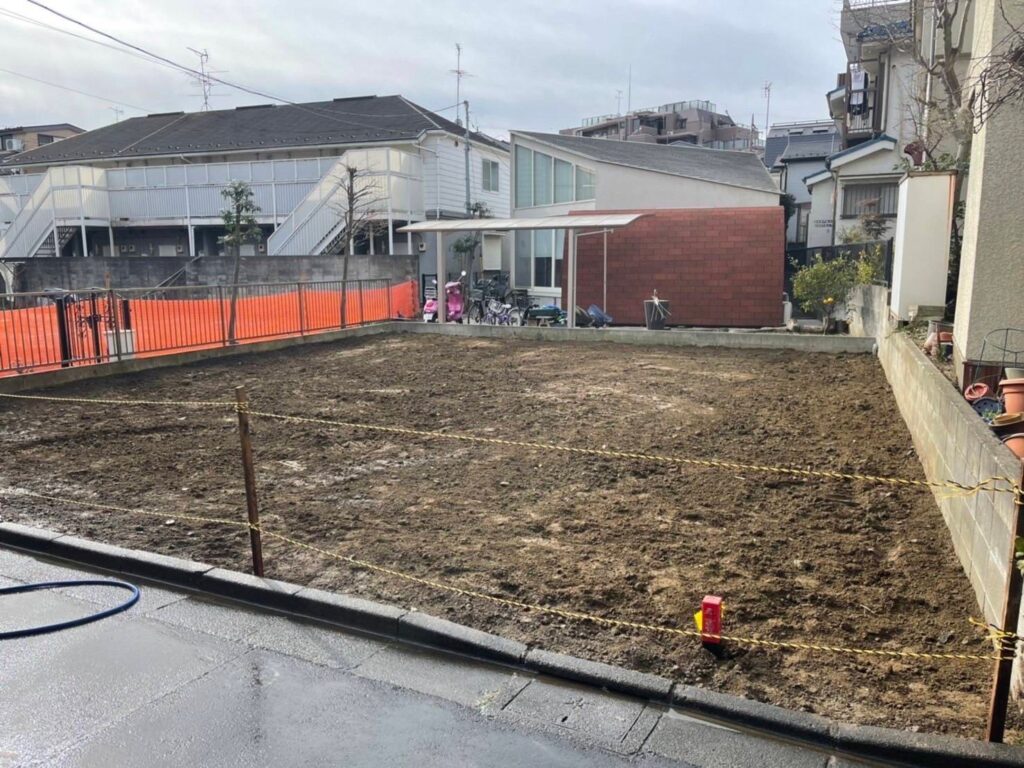 大田区田園調布南の解体工事