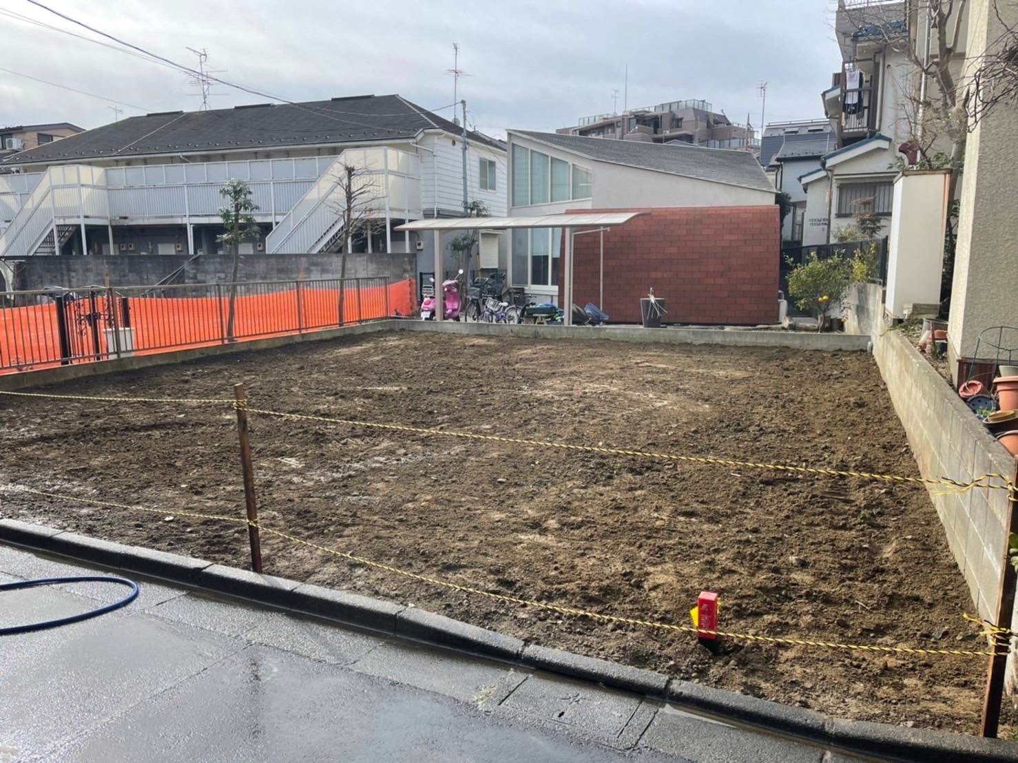 大田区田園調布南の解体工事の画像