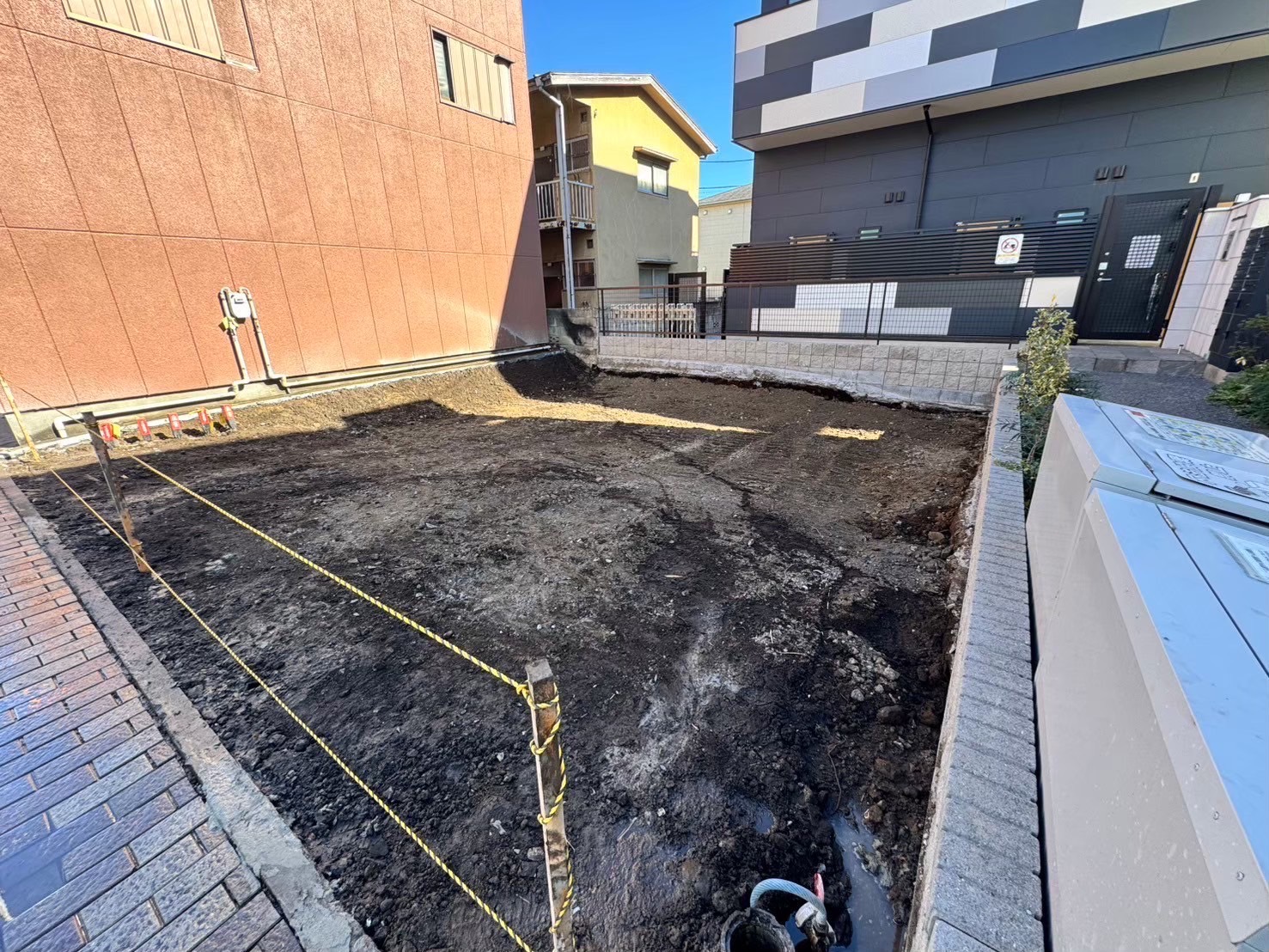 小平市学園東町の解体工事の画像