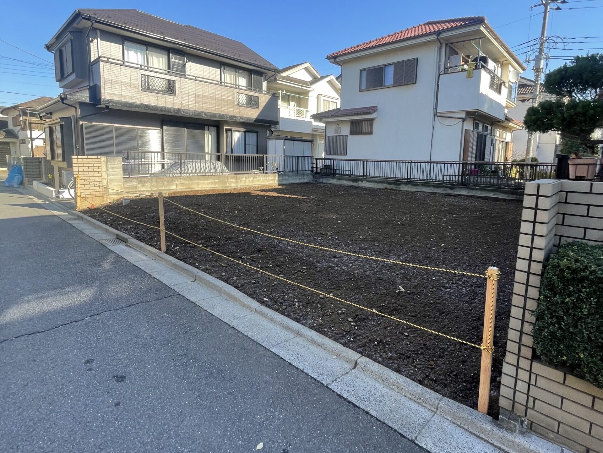 新座市石神の解体工事の画像