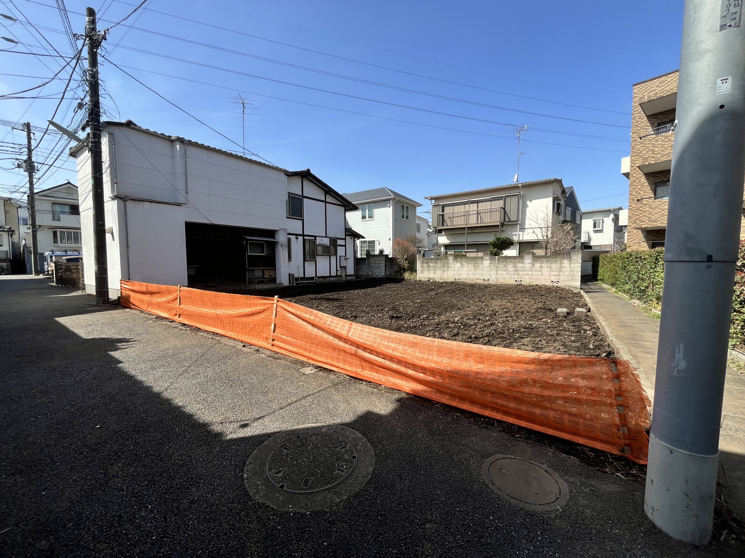 杉並区成田東の解体工事の画像