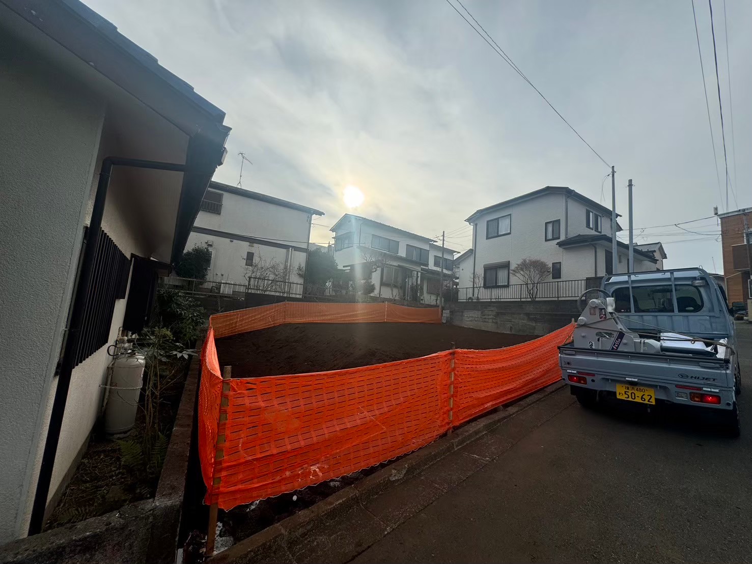 横浜市戸塚区原宿の解体工事の画像