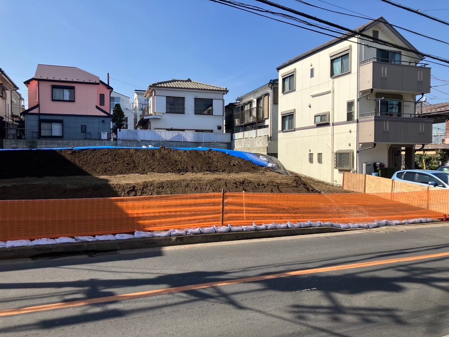 横浜市港北区下田町の解体工事の画像