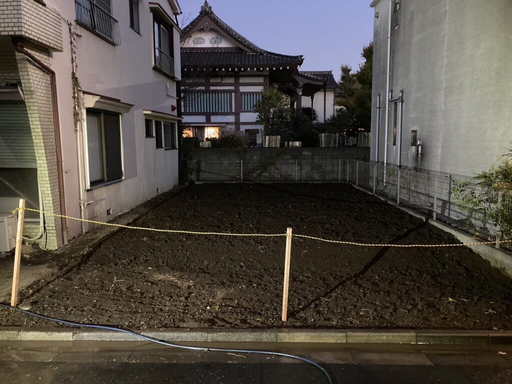 江東区北砂の解体工事