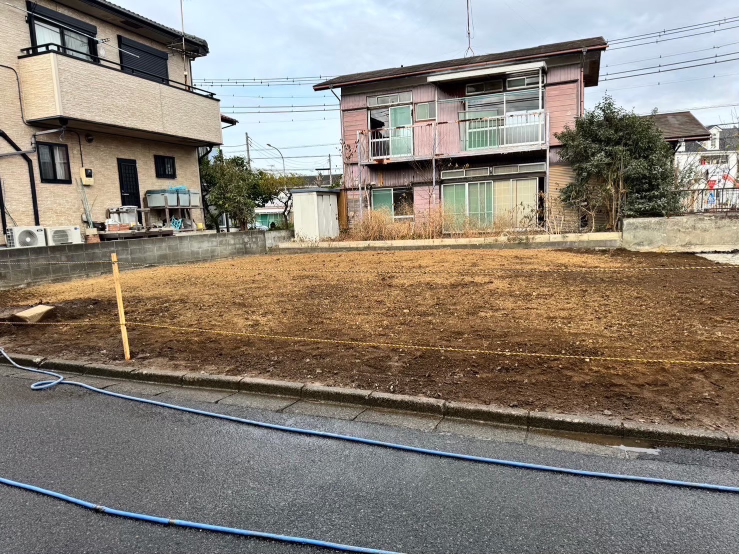 海老名市国分寺台の解体工事の画像