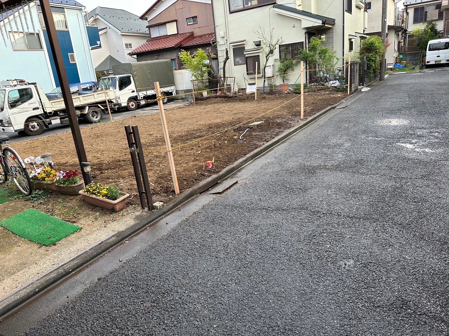 練馬区大泉町の解体工事の画像
