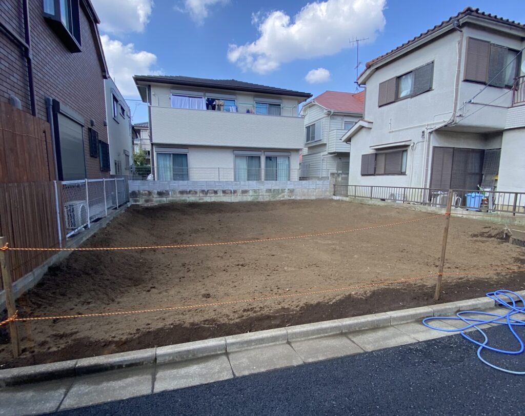 練馬区石神井台の解体工事