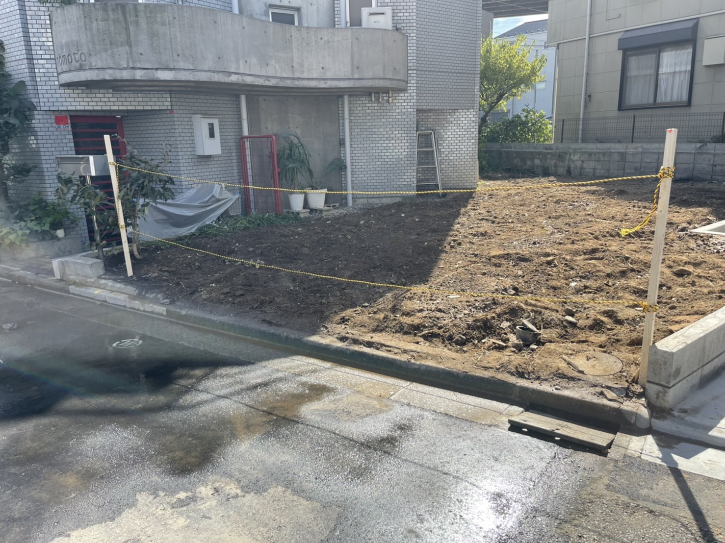 葛飾区堀切の解体工事の画像