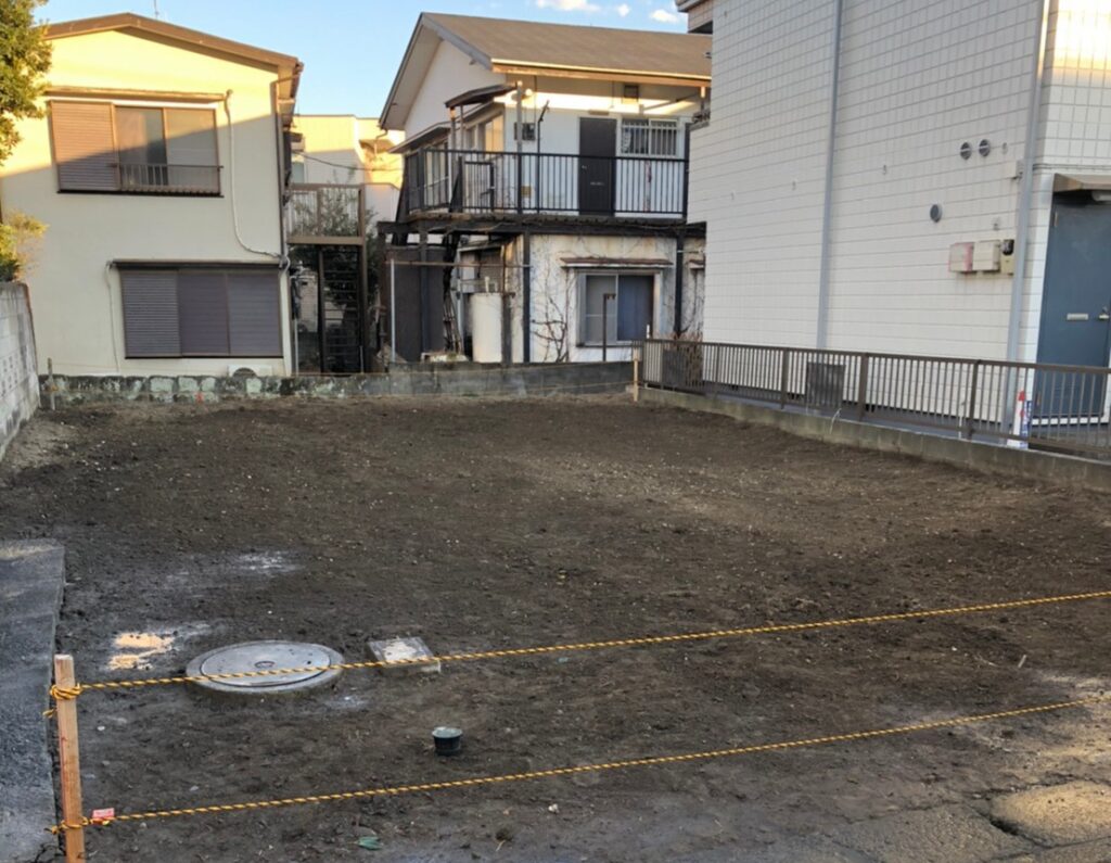 鎌倉市小町の解体工事