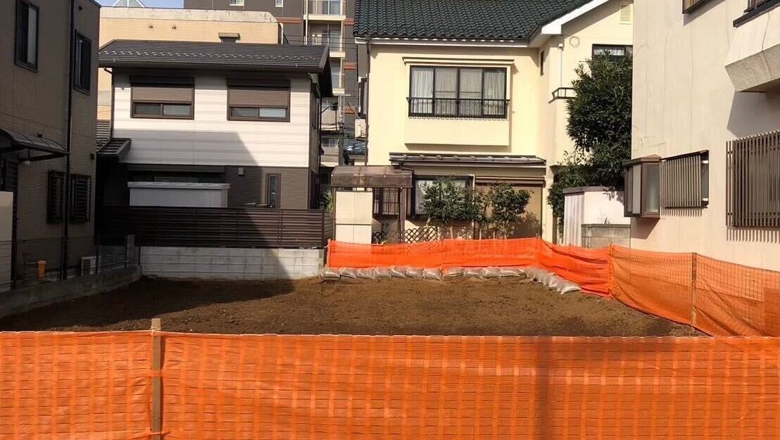 さいたま市北区東大成町の解体工事の画像