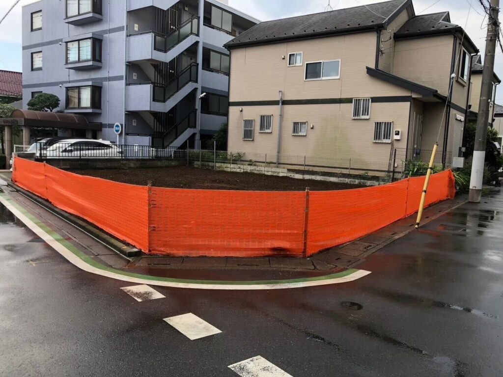 ふじみ野市西の解体工事