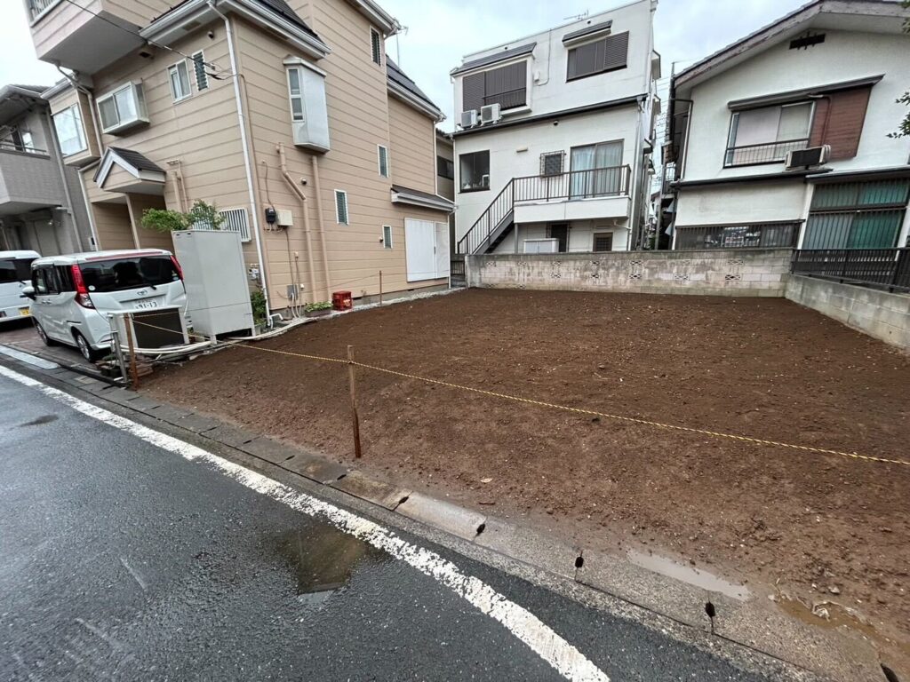 ふじみ野市鶴ヶ舞の解体工事