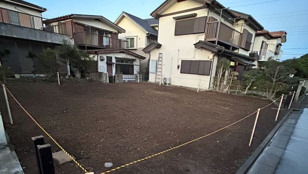 入間市鍵山の解体工事