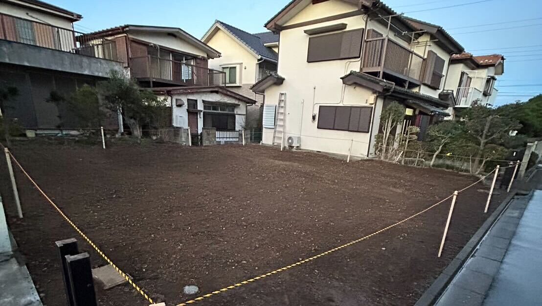 入間市鍵山の解体工事の画像