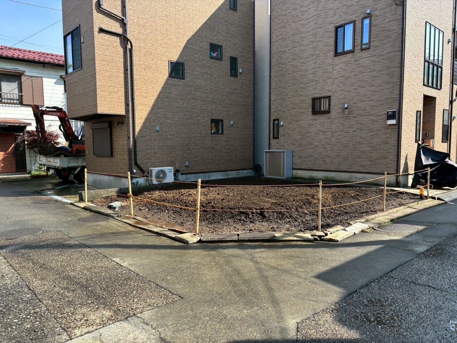 和光市白子の解体工事の画像