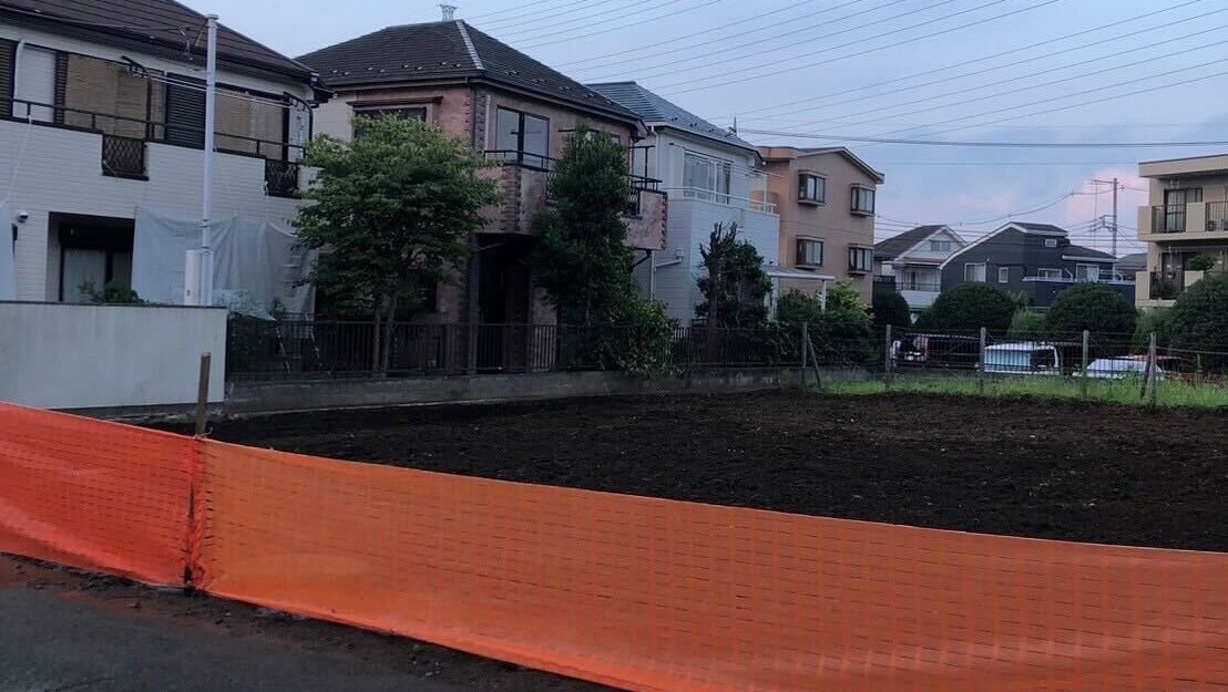 国分寺市高木町の解体工事の画像