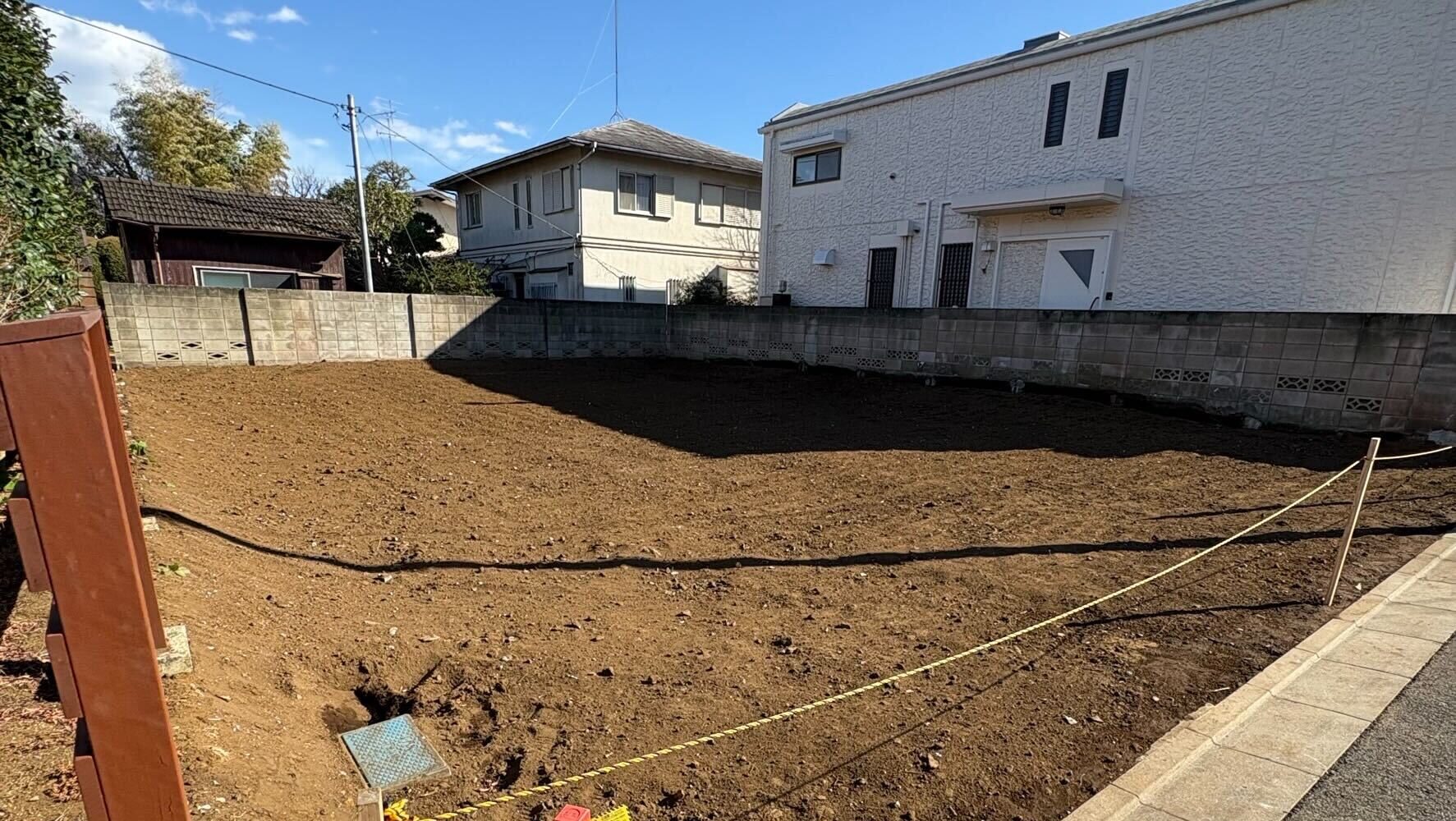 国立市東の解体工事の画像