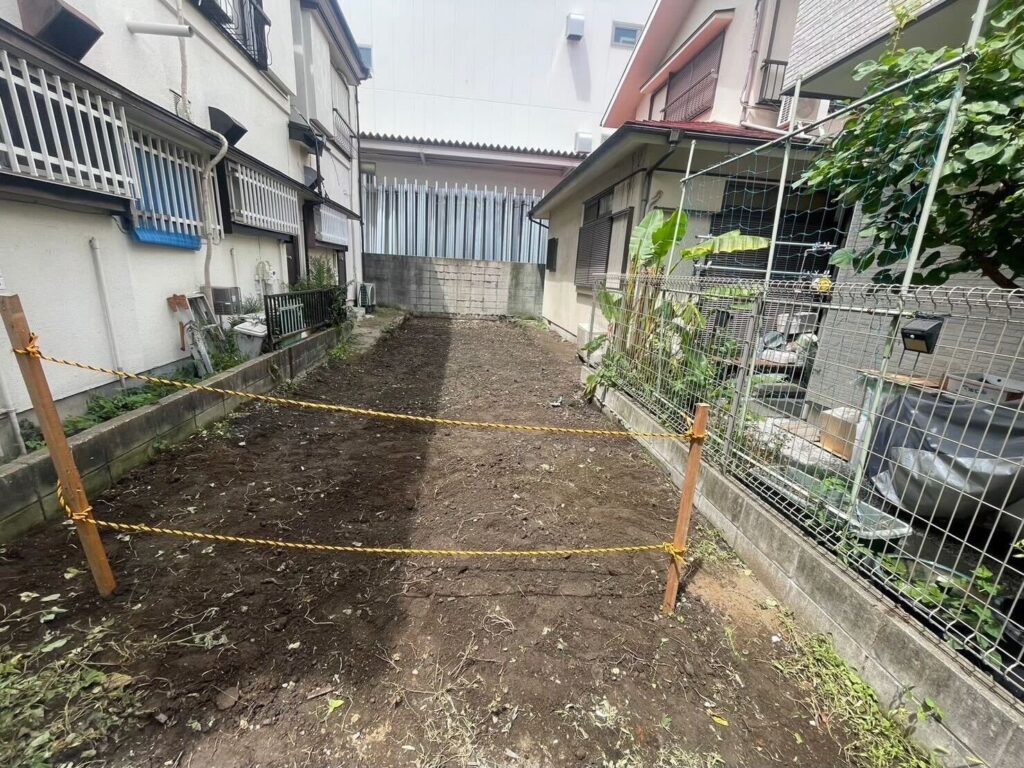 大田区東六郷の解体工事