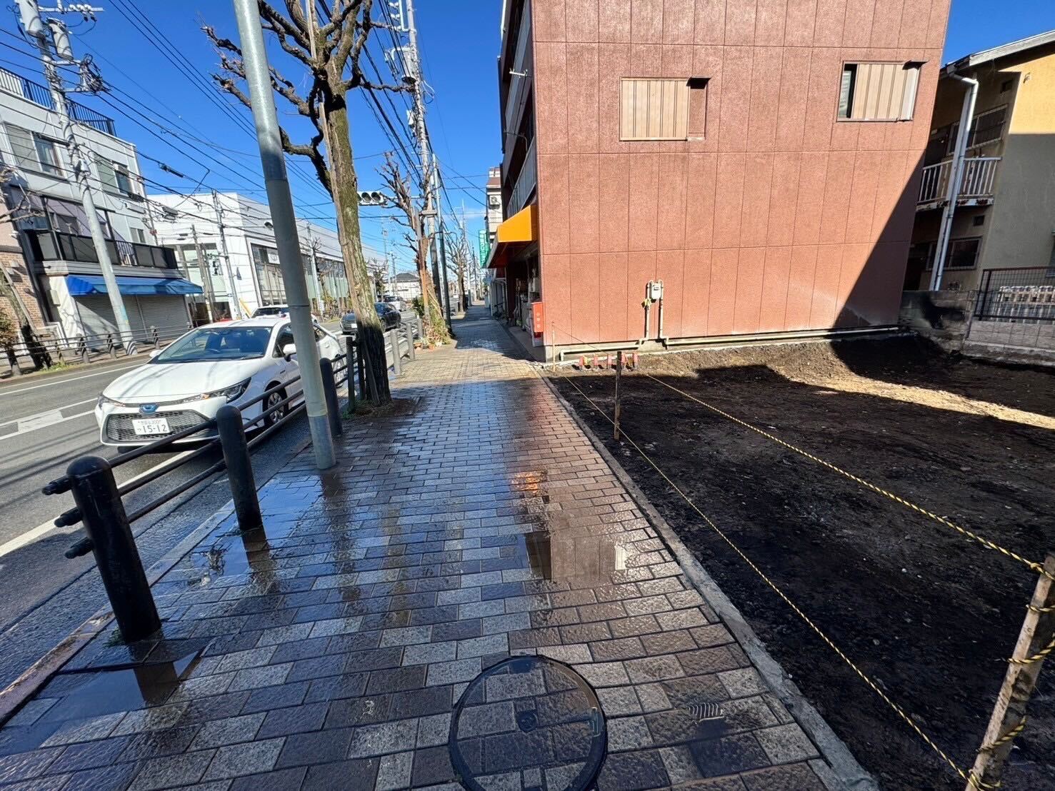 小平市学園東町の解体工事の画像