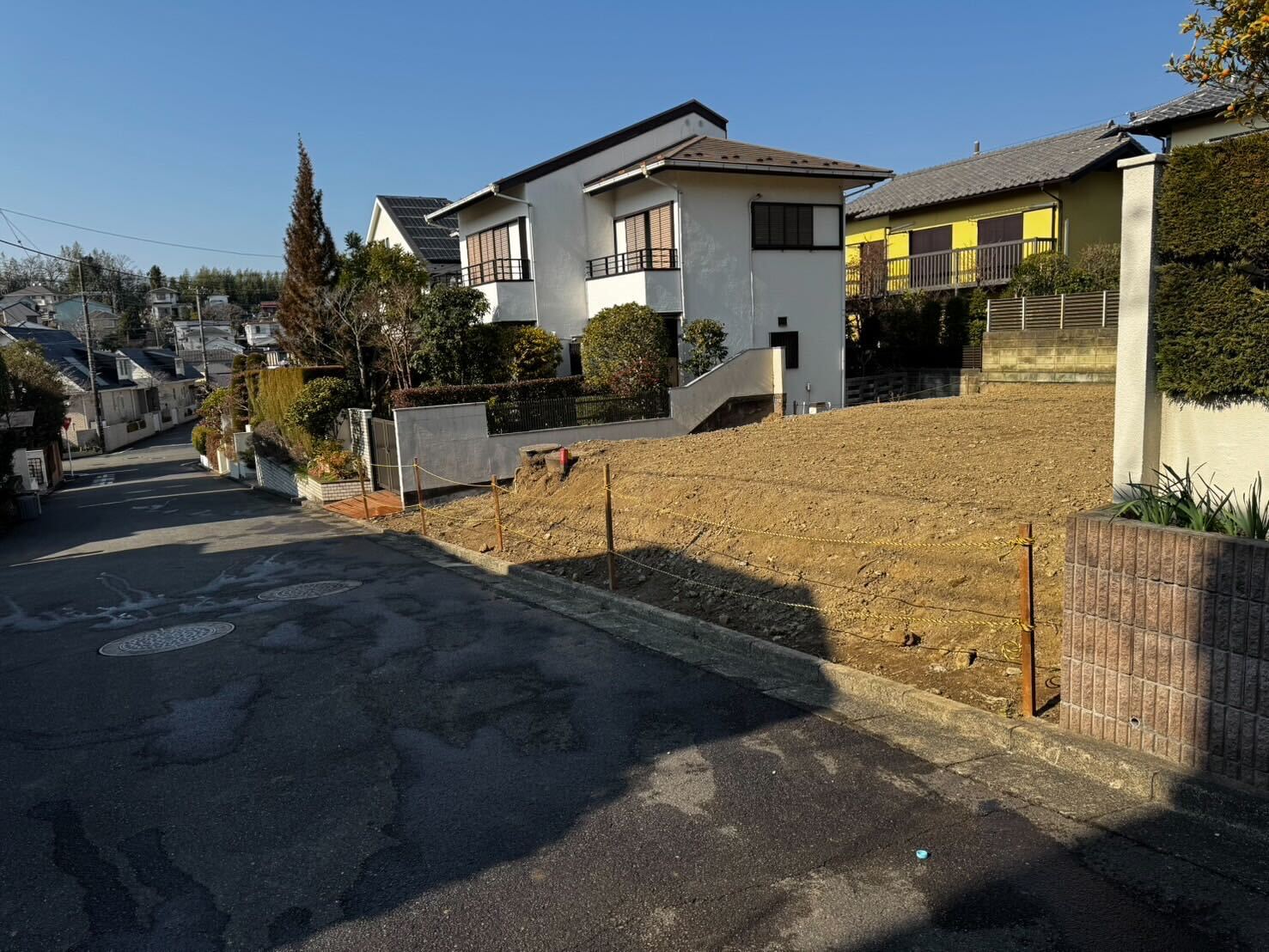 川崎市麻生区王禅寺東の解体工事の画像