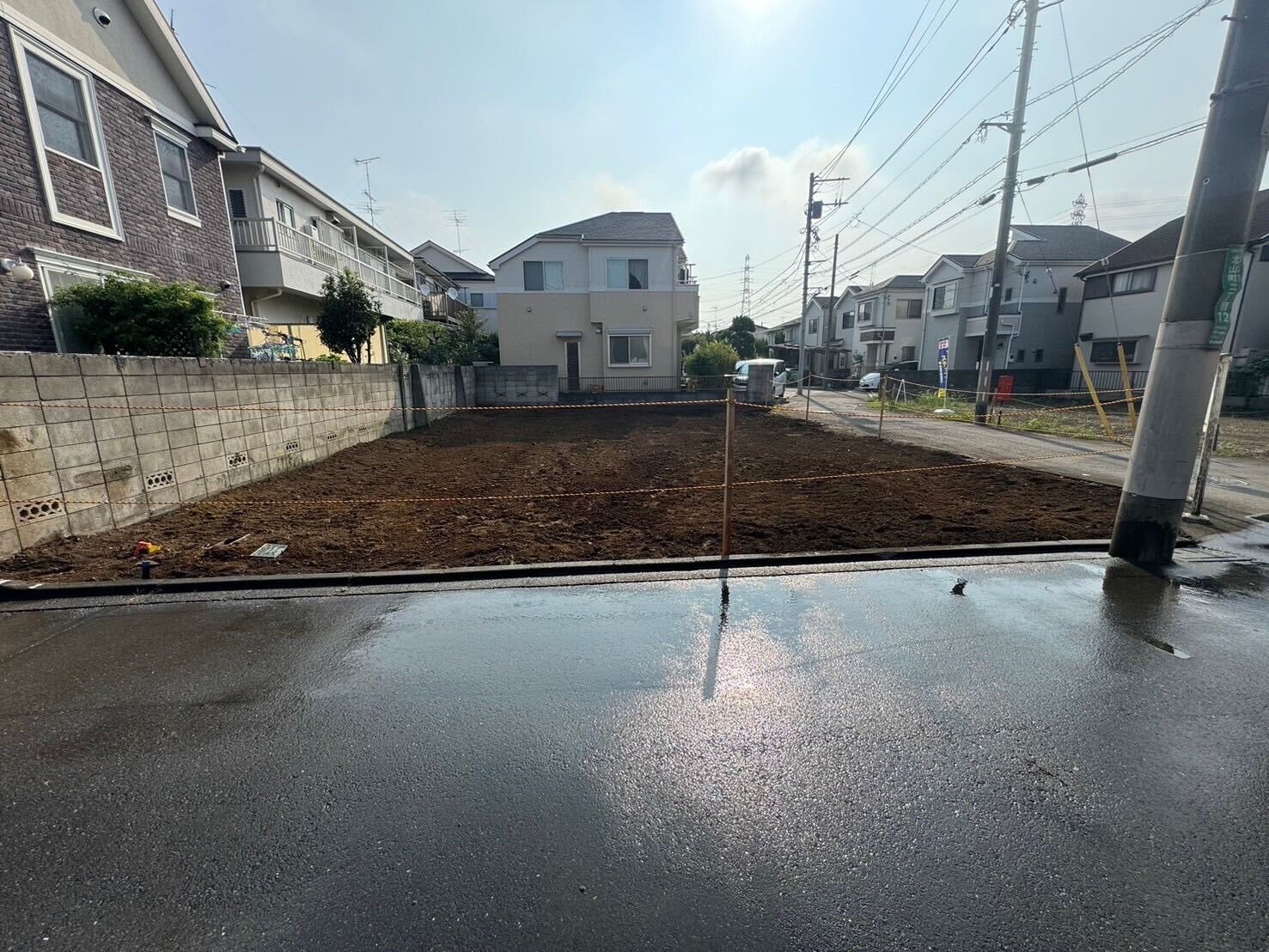 府中市北山町の解体工事の画像