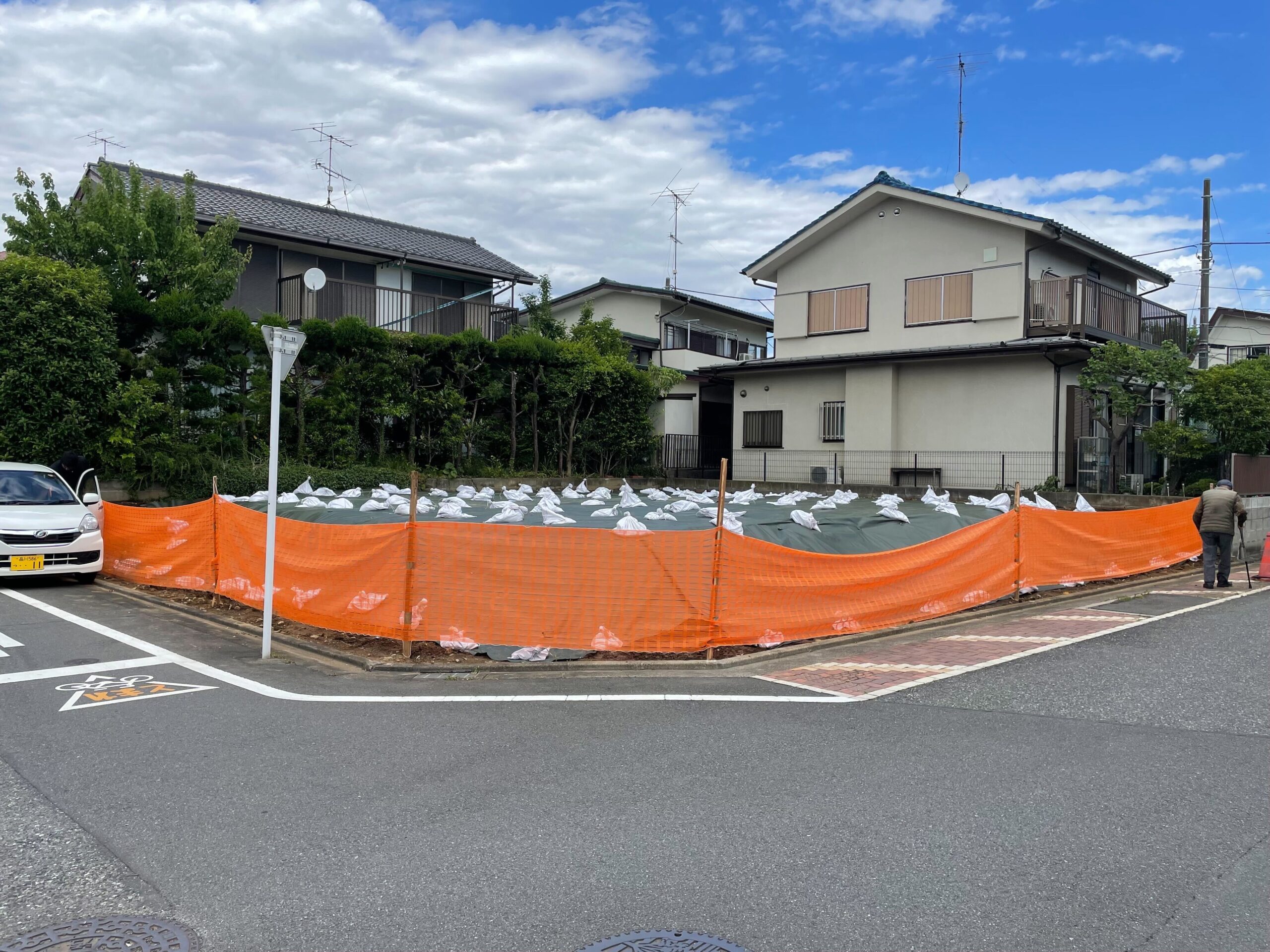府中市小柳町の解体工事の画像