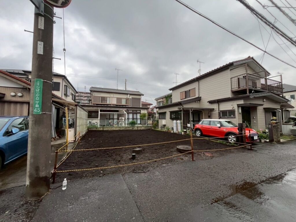 座間市ひばりが丘の解体工事
