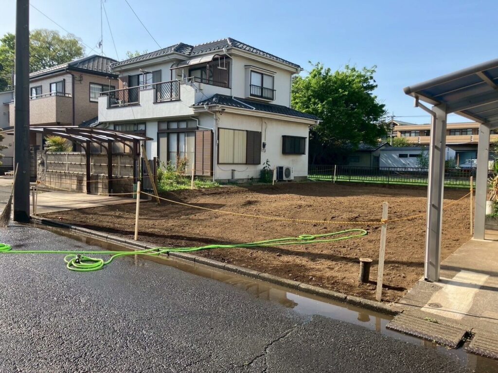 所沢市所沢新町の解体工事