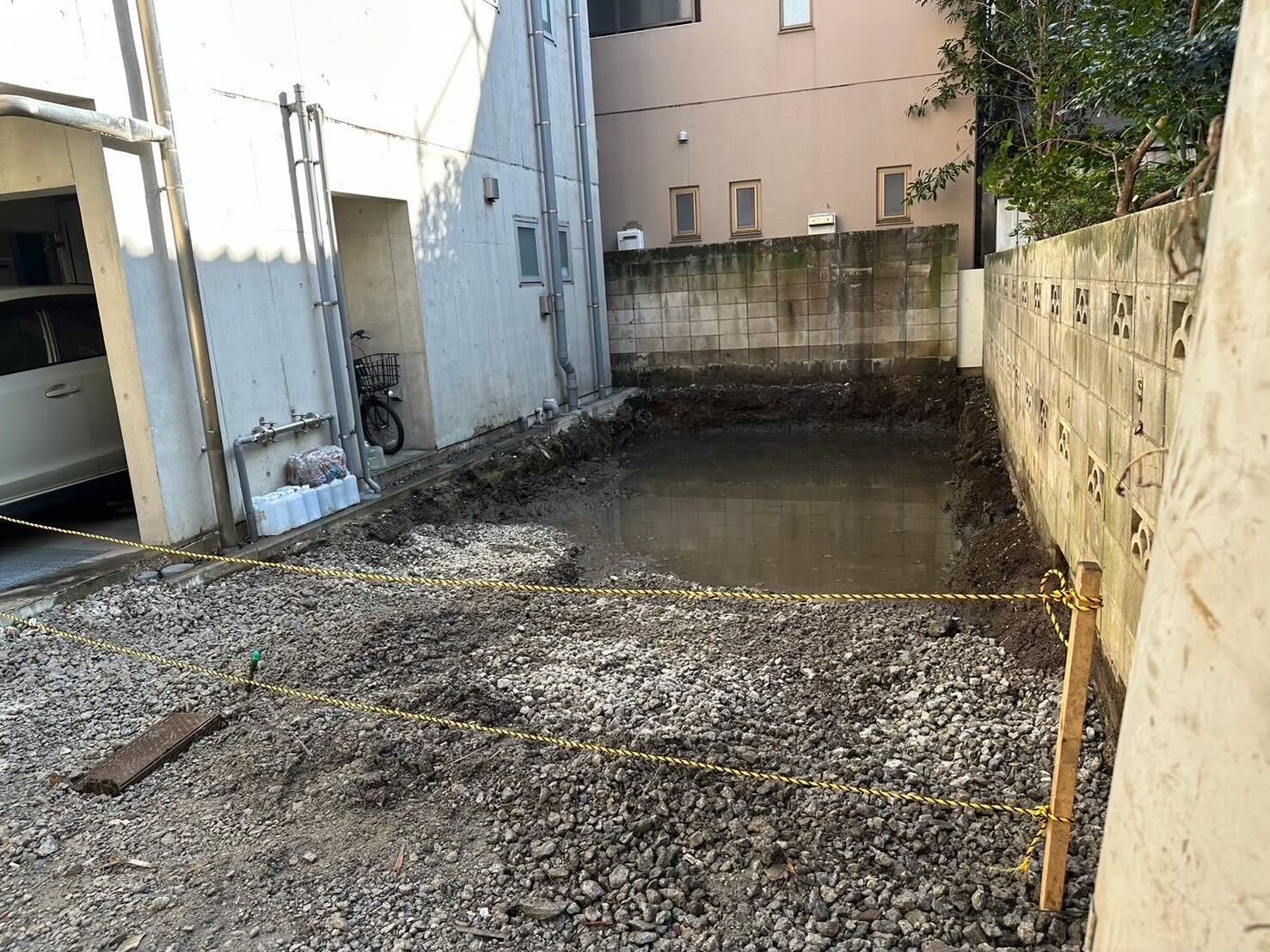 港区西麻布の解体工事の画像