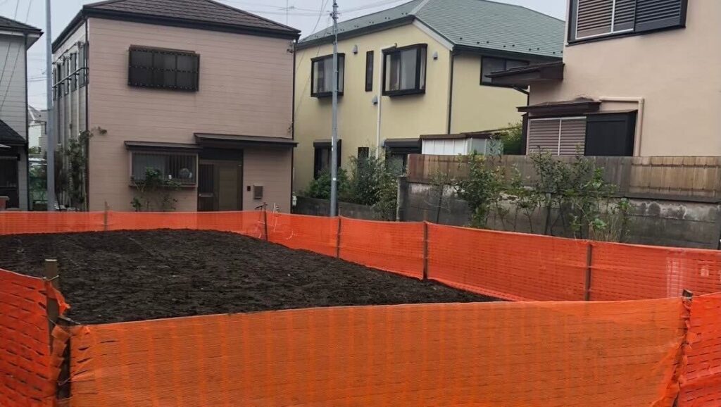 狛江市緒方の解体工事