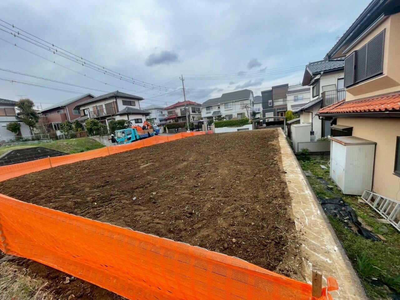 町田市薬師台の解体工事の画像