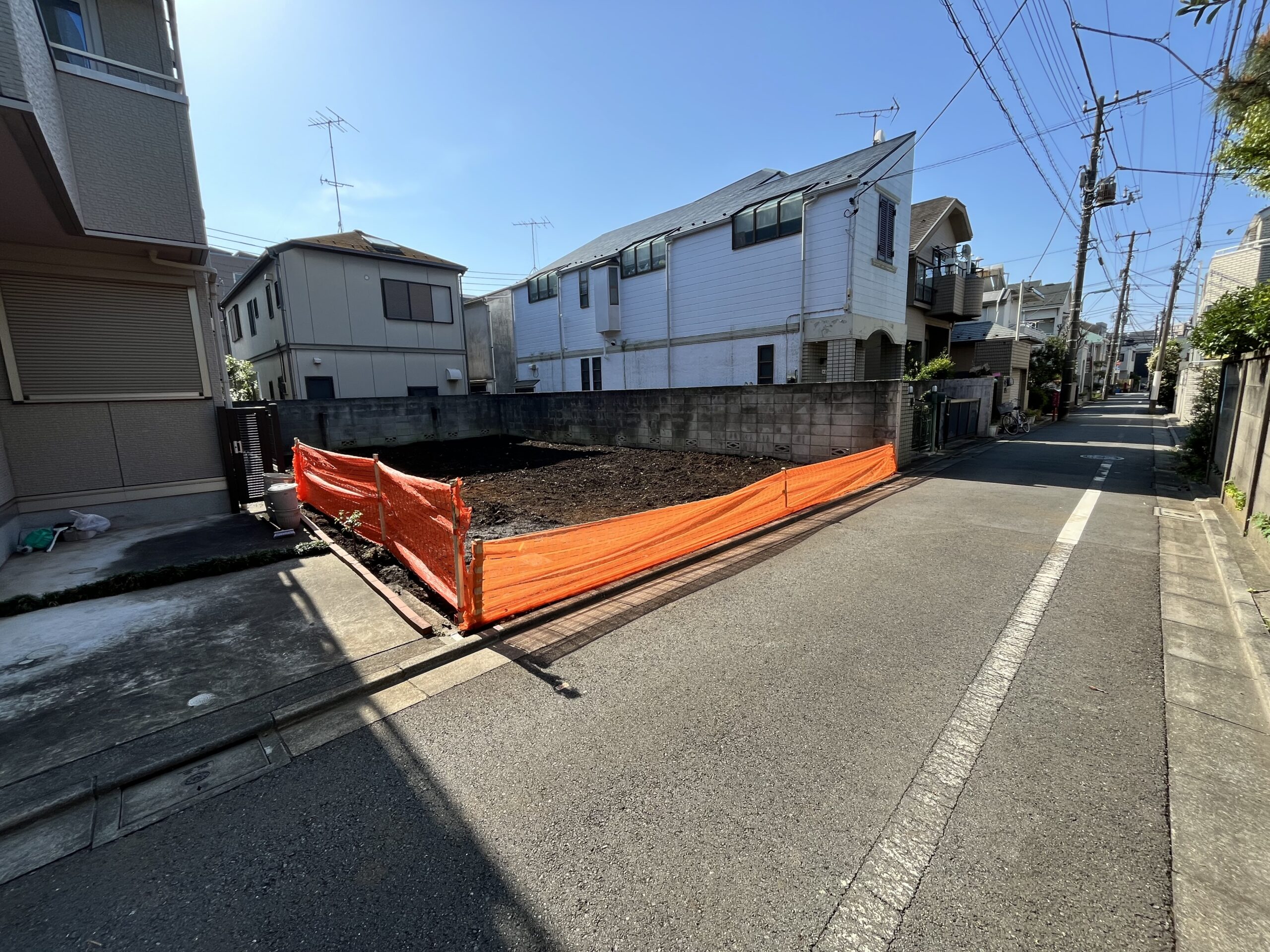 目黒区五本木の解体工事の画像